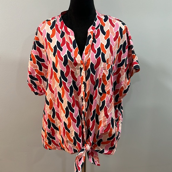 Charter club luxury S XXL LINEN, button up & tiefront shirt excellent condition - Picture 1 of 7